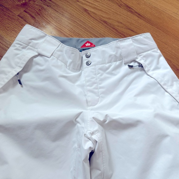 Women’s white COLUMBIA Omniheat ski pants Size M - Picture 3 of 7